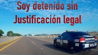 Detención ilegal en carretera federal 🚓amenaza de remolcamiento de vehículo [upl. by Magulac]