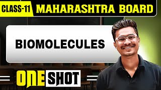 BIOMOLECULES IN 1 SHOT  Botany  Class11th  Maharashtra Board [upl. by Asabi]