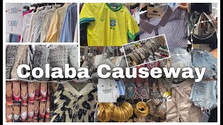 COLABA CAUSEWAY Market latest collection starting at ₹30 only  Branded Dresses jeans [upl. by Buseck140]