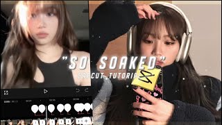 quotSO SOAKEDquot TikTok trend edit  coloring  capcut tutorial [upl. by Nesta351]