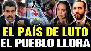 ¡URGENTE NOTICIA🔴EL PAÍS DE LUTO EL SALVADOR LLORA BUKELLE MADURO Y CORINA HABLAN EN SU PAÍS [upl. by Kreit]