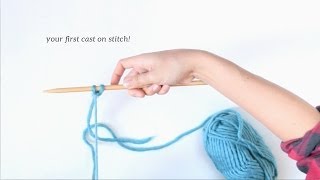 Backward Loop CAST ON for Beginners [upl. by Birkner472]