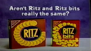 1990s  Ritz Bits Commercial [upl. by Erdnoid]