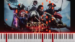 Tavern Fight  Divinity Original Sin 2 Piano Cover  Free Sheet Music [upl. by Yardley807]