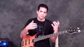 2Minute Bass Lesson Plucking Speed Drill 2 [upl. by Llevol716]