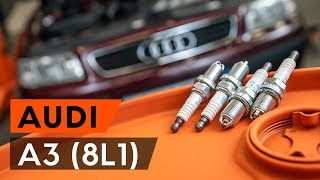 Hoe een bougies vervangen op een AUDI A3 1 8L1 HANDLEIDING AUTODOC [upl. by Aivartal]