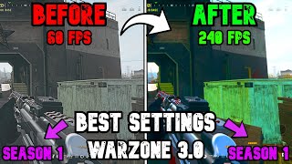 BEST PC Settings for Warzone 3 SEASON 1 Optimize FPS amp Visibility [upl. by Head]