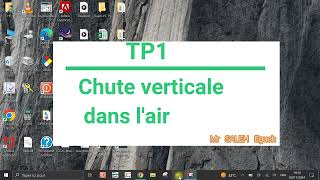 TP1  Chute verticale dans lair avec latis pro [upl. by Pulcheria]