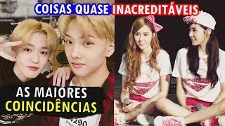 AS MAIORES COINCIDÊNCIAS DO KPOP [upl. by Dagley]