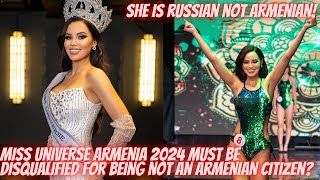 KRISTINA AYANIAN MISS UNIVERSE ARMENIA 2023 URGES MUO TO DISQUALIFY ARMENIAS NEWLY CROWNED QUEEN [upl. by Gebler]