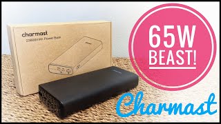 Charmast 65W Power Bank  Power  Charge Your Laptop iPad Tablet Chromebook as You Use Them [upl. by Cupo905]