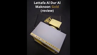 Lattafa Al Dur Al Maknoon Gold review  an underrated gem [upl. by Otrepur]