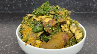 How to make Edikaikong Soup Recipe  Vegetable Soup Recipe [upl. by Titos]