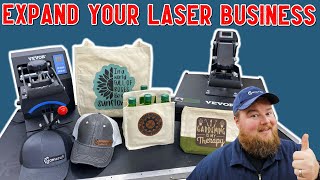 GROW YOUR LASER BUSINESS Affordable heat presses for hats and more [upl. by Yornoc730]