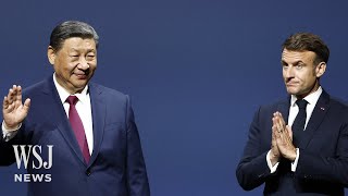 China’s Xi Meets Macron in First Europe Visit in Nearly Five Years  WSJ News [upl. by Nerdna311]