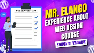 Mr Elangos Experience Transformative WordPress Training at Vensen Academy [upl. by Joceline]