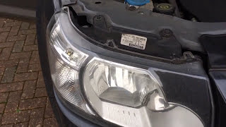 Headlight bulb change on Freelander 2LR2 [upl. by Annohsal]