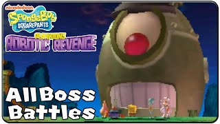 Spongebob Squarepants Planktons Robotic Revenge 3DS All Bosses [upl. by Eelrahs]