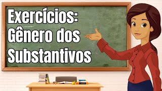 Exercícios  Gênero dos Substantivos  📚 Aula de Português  explicandoumpoucomais [upl. by Eecram]