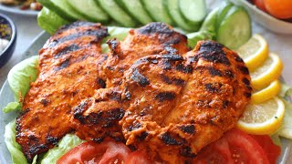 JUICY Middle Eastern Chicken Steak  Grilled Chicken with Lemon Garlic and Yogurt Marinade [upl. by Clintock597]