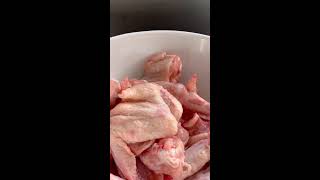 CLEANING AND CUTTING CHICKEN WINGS [upl. by Hamirak]