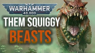 All Squigs Explained Warhammer 40k Ork Lore [upl. by Nedrah]