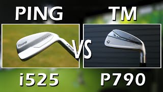 Ping i525 vs Taylormade P790  Hollow Head Series [upl. by Ellehcear]