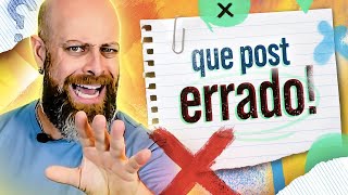 Reagindo a POSTS com ERROS DE PORTUGUÊS ReageProfe  Professor Noslen [upl. by Atiekram]