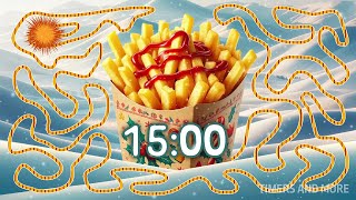 15 Minute French Fries 🍟 Timer Bomb 💣 [upl. by Mehitable965]