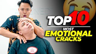 TOP 10 MOST EMOTIONAL BACK CRACK COMPILATION😭🔥  Asmr Chiropractor  Dr Tubio [upl. by Selene541]