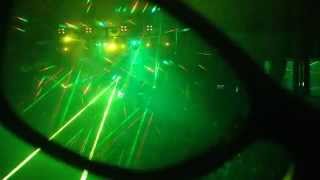 GloFX Diffraction Glasses at the rave Bedlam in Bournemouth [upl. by Notxam]