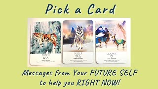 Messages from your FUTURE SELF to help you RIGHT NOW💕🐕 Pick a Card 🎴♥️ Tarot Card Reading ❤️ [upl. by Granny]