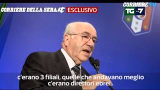 Tavecchio nuovo scivolone frasi contro ebrei e gay [upl. by Jowett156]