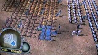 lotr bfme 2 xbox 360 big army glitch [upl. by Zoila789]