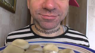 ASMR EATING Dumplings with cherries Loud Gentle slurping Ill give you my love No talking [upl. by Halland]