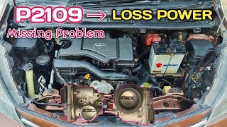 2023 Toyota Vitz Code P2109 ThrottlePedal Position Sensor A Minimum Stop Performance [upl. by Chadbourne]