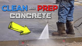 Clean and Prep Concrete for RESEAL [upl. by Horn]