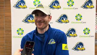 Delaware Football Postgame  Stony Brook 83123  Ryan Carty [upl. by Jochebed]