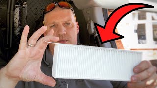 FILTER everyone forgets Peugeot partnerCitroen berlingo cabin filter 😃 [upl. by Enelez]