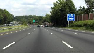 Capital Beltway Interstates 95495 Exits 4 to 11 northboundouter loop [upl. by Salomon]