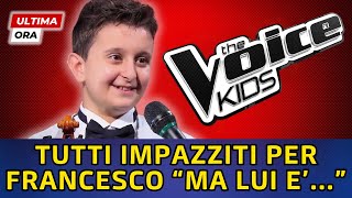 🔴THE VOICE KIDS TUTTI IMPAZZITI PER FRANCESCO MAUGERI  GIGI DALESSIO SCIOCCATO quotMA LUI Equot [upl. by Prior471]