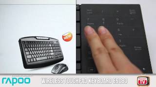 Rapoo  E9080 Wireless Touchpad Keyboard [upl. by Immak]