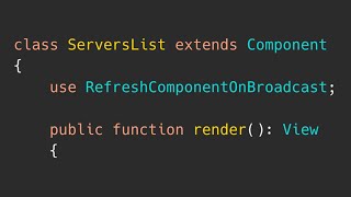 Livewire Example FullPage Components and Broadcast with Polling [upl. by Scherman166]