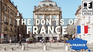 What NOT to Do in France as a Tourist [upl. by Fabe]