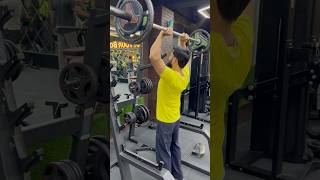 Military press Best compound exercise shoulder gym shoulder workout fitness vegetarian gymlife [upl. by Atiuqcir5]