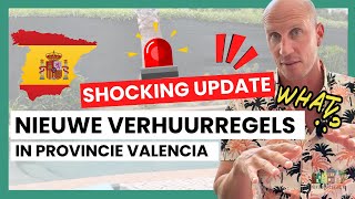 🚨 BELANGRIJKE UPDATE Wijzigingen in de wetgeving provincie Valencia  bnbverhuurcursusnl [upl. by Amal]