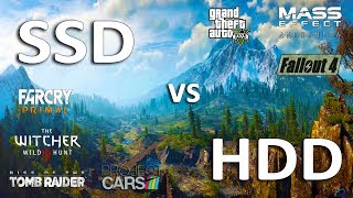 SSD vs HDD Test in 7 Games Loading\FPS [upl. by Ennovyhc]