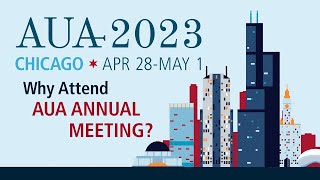 Attend AUA 2023 in Chicago [upl. by Braca]