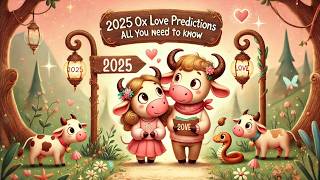 Ox Chinese Zodiac 2025 Love amp Relationships Predictions [upl. by Unni]