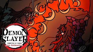 Tokito Muichiro Vs Upper Moon 1 Kokushibo Kimetsu No Yaiba Demon Slayer Fan Animation [upl. by Ylehsa]